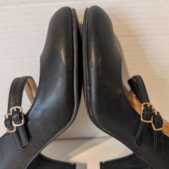 Journee Collection Black Mary Jane Heels Sz.8 "WINDY" - Picture 6 of 13